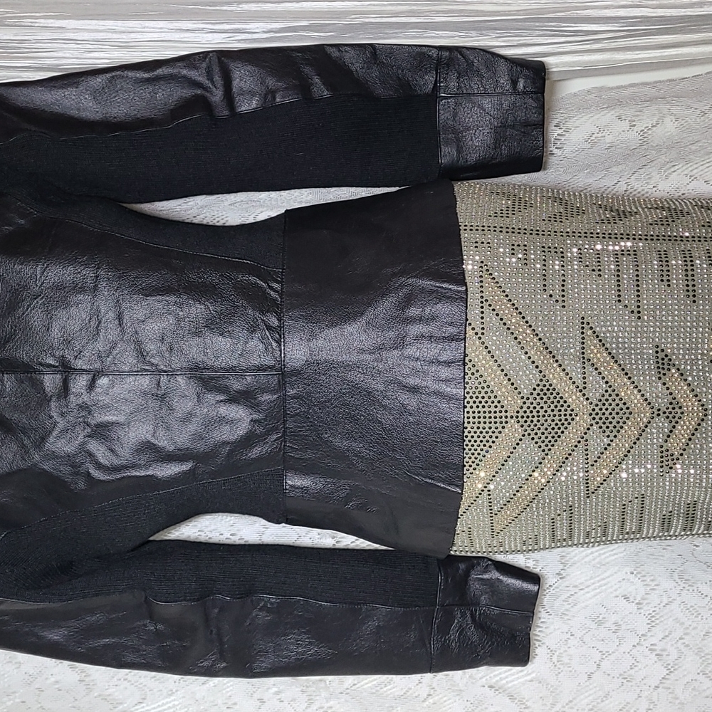 Coldwater Creek Ginuwine Leather Jacket - Picture 9 of 12